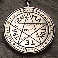 divers symbol amulette7 métaux te-tra-gram-ma-ton