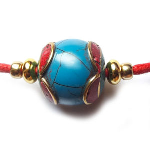collier avec perle népali