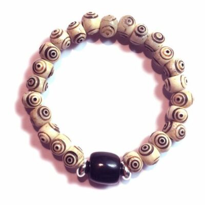 bracelets os crotale olive noire 1